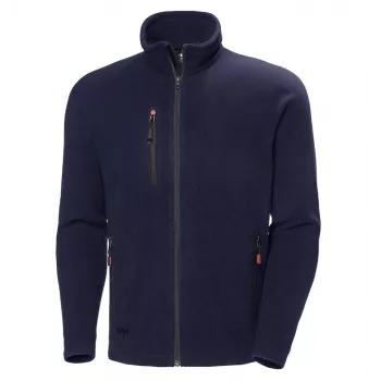 Helly Hansen Oxford Navy pánska fleecová bunda - 100% polyester, 300 g/m², celorozopínacia zips, veľkosť L