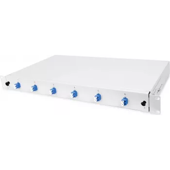 HELOS optický breakout box 19-palcový so 6x LC duplex, single mode