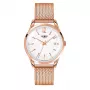 HENRY LONDON unisex hodinky HL39-M-0026 39mm nerezová oceľ strieborný ciferník milánsky mesh náramok