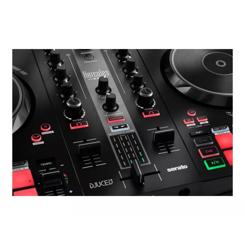 Hercules DJ Essentials Kit s DJControl Inpulse 200, reproduktormi DJMonitor 32 a slúchadlami HDP DJ45