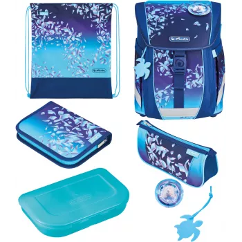 Herlitz FiloActive Plus Blue Ice školská aktovka set 5-dielny