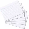 HERLITZ kartotékové karty DIN A8 linajkované biele 170g bezdrevné modré linky 100 kusov
