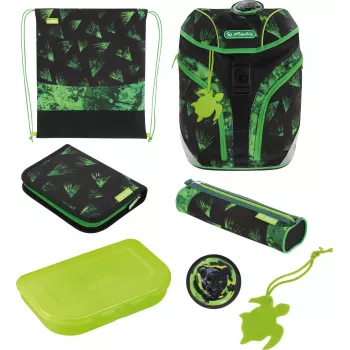 Herlitz školská aktovka SoftLight Plus Greenline Explorer