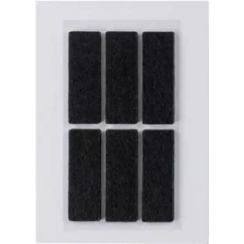 HERMA 15187 samolepiace obdĺžnikové etikety čierna 100 x 150 mm, balenie 6 ks