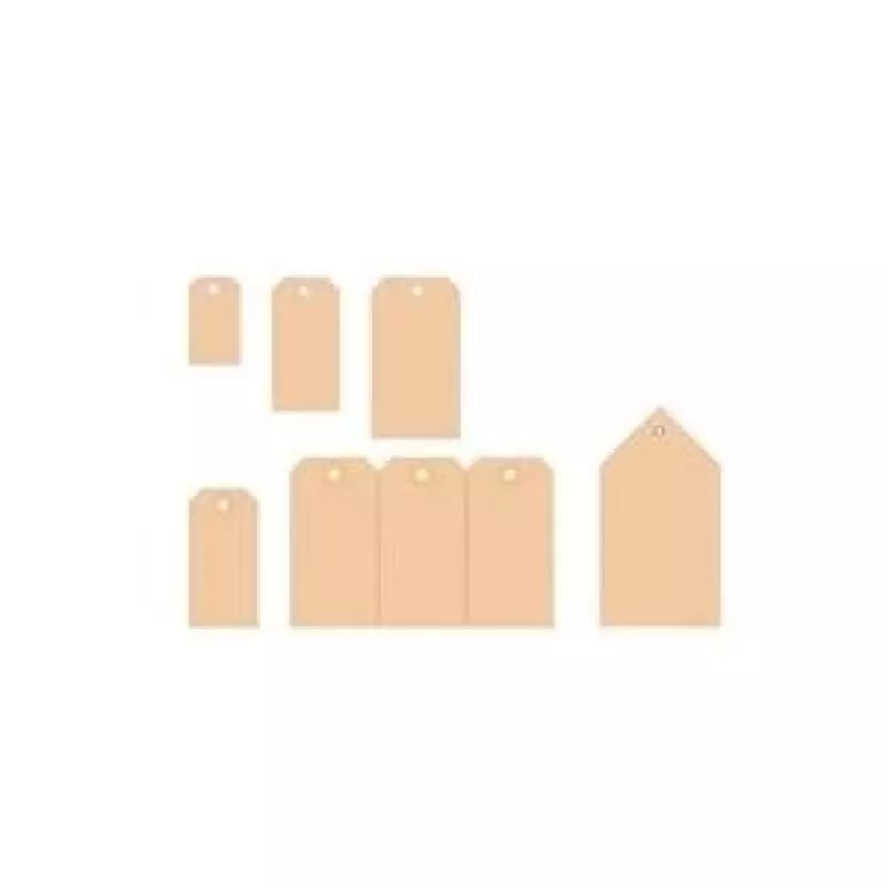 HERMA 6045 kartónová visačka hladká hnedá 48 x 95 mm balenie 1 000 ks