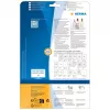 HERMA 8016 krištáľovo číre lesklé polyesterové etikety A4 45,7 x 21,2 mm 1200 etikiet