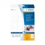 HERMA bezpečnostné etikety biele 45,7x21,2 mm fólia 1200 ks