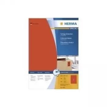 HERMA Special 4402 permanentné matné červené A4 papierové etikety - 100 listov (100 etikiet)