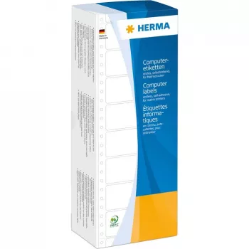 HERMA biele nekonečné počítačové etikety 147,32x99,2 mm perforované 3000 ks