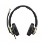 Hewlett Packard Poly Mission 820 stereo USB káblový headset s mikrofónom s potlačením hluku - čierna