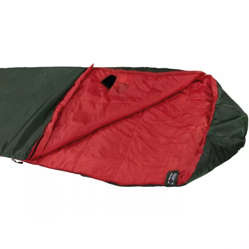 High Peak Lite Pak 800 spací vak (zelený/červený)