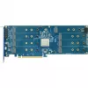 HIGHPOINT Rocket 1608A PCIe Gen5 x16 na 8-M.2 NVMe Switch adaptérová karta