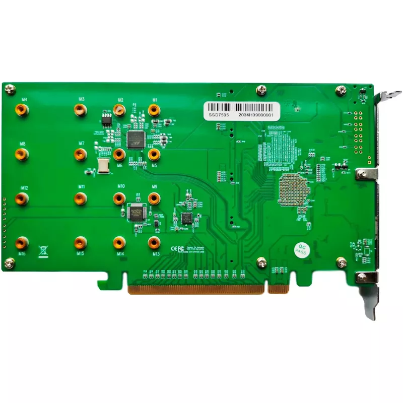 HighPoint SSD7505 PCIe 4.0 NVMe RAID kontrolér, 4x M.2 SSD