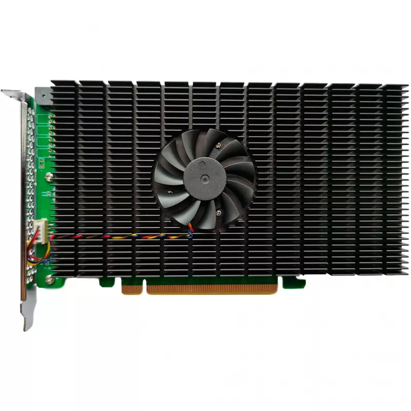 HighPoint SSD7505 PCIe 4.0 NVMe RAID kontrolér, 4x M.2 SSD