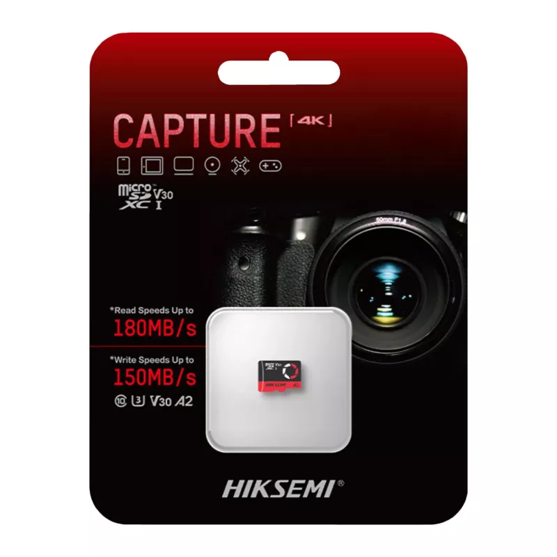 Hiksemi Capture V30 64GB microSDXC pamäťová karta (bez adaptéra)