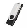 HIKSEMI Rotary Series 32GB USB 3.0 flash disk, 360° otočný, zliatina zinku, strieborná/čierna