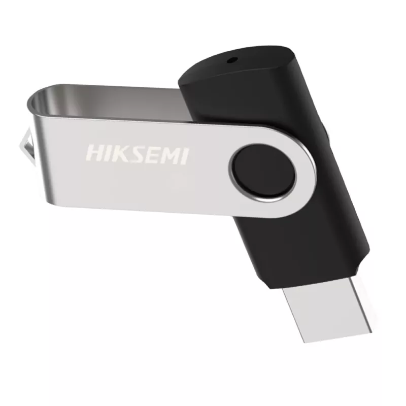 HIKSEMI Rotary Series 64GB USB 3.0 flash disk - strieborný