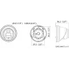 Hikvision DS-2CD2343G2-LI2U(2.8mm) 4MP turret IP kamera, Live-Guard, AcuSense, čierna