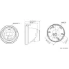 Hikvision DS-2CD2366G2H-IU 2,8mm 6MP AcuSense turret IP kamera čierna