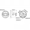 Hikvision DS-2CD2387G3P-LIS2UY/SL 8MP Turret IP kamera, 180° panoráma, AcuSense, PoE, IP67