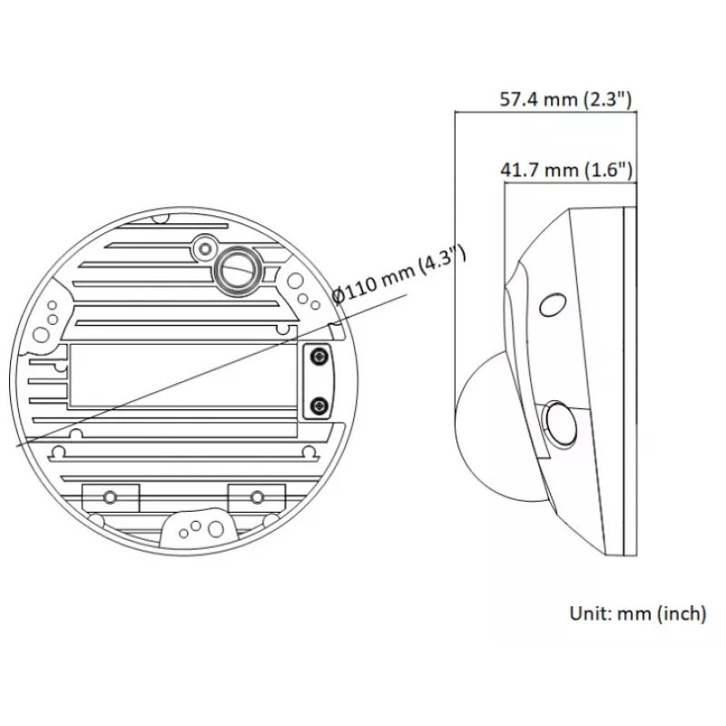 Hikvision DS-2CD2543G2-IWS 4MP AcuSense Wi-Fi IR kupolová kamera (2,8mm)