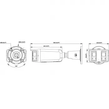 Hikvision DS-2CD2T167G3P-LIS2UY/SL(180°) 16MP panoramatická IP kamera - ColorVu AcuSense