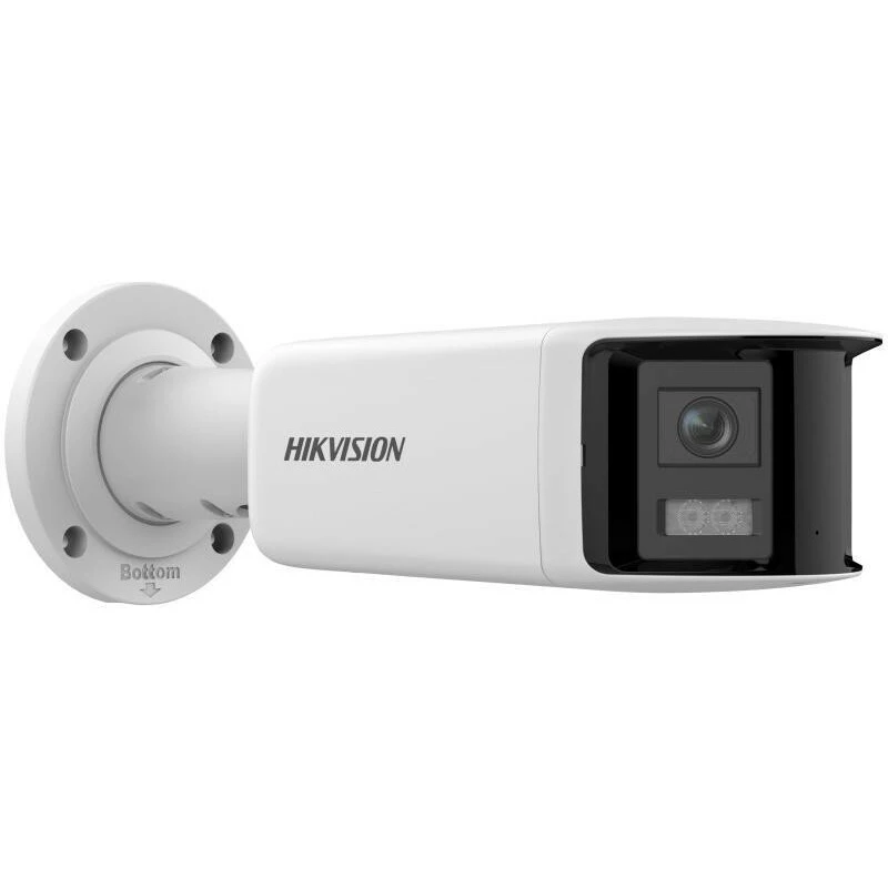 Hikvision DS-2CD2T46G2P-ISU/SL(2.8MM)(C) 4MP panoramatická AcuSense IP kamera, 2x 2,8mm, 180° zorné pole, IP67, PoE
