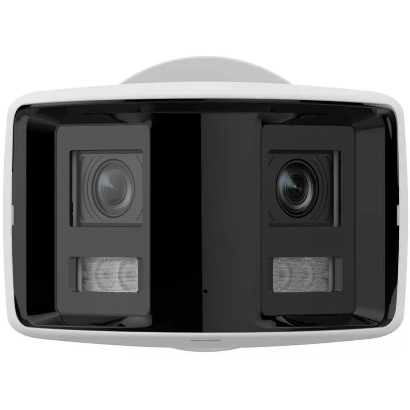 Hikvision DS-2CD2T46G2P-ISU/SL(2.8MM)(C) 4MP panoramatická AcuSense IP kamera, 2x 2,8mm, 180° zorné pole, IP67, PoE
