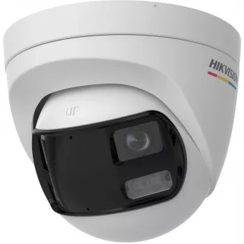 Hikvision DS-2CE72KF3TP-DLS(180°) 3K turret CCTV kamera s 2,8 mm objektívom, 100° zorné pole, biele svetlo, IP67, 12 VDC