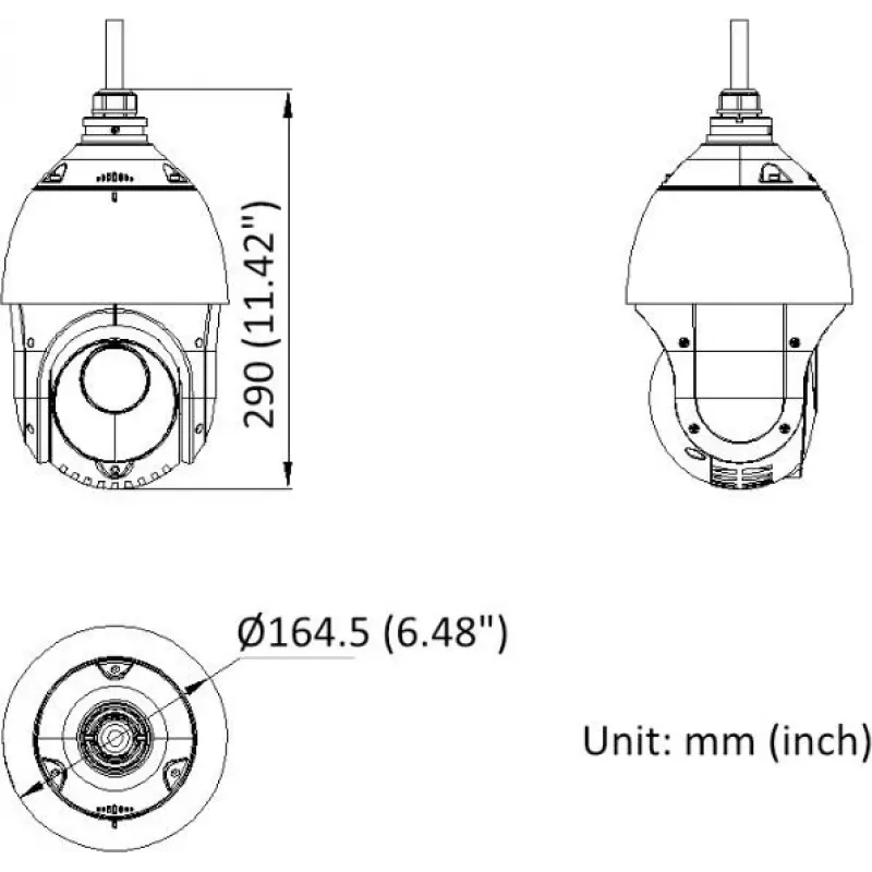 Hikvision DS-2DE4215IWG1-E 2MP IR sieťová PTZ dome kamera, 15x optický zoom, 100m IR, IP66, PoE+
