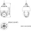 Hikvision DS-2DE4825IWG1-E 8MP 25x PTZ Dome IP bezpečnostná kamera s AcuSense, 100m IR, PoE+