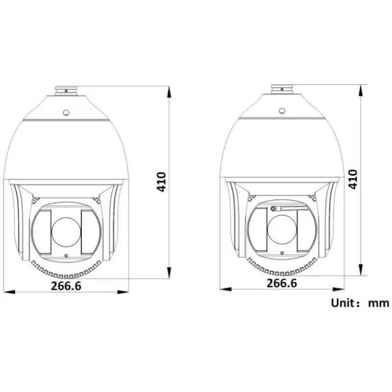 Hikvision DS-2DF8425IX-AELW(T5) 8MP 25x IR sieťová Speed Dome kamera s laserom, DarkFighterX, 500m dosah lasera