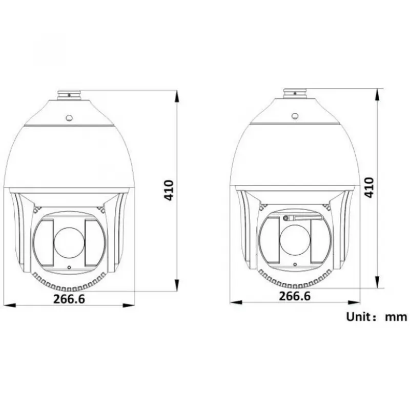 Hikvision DS-2DF8425IX-AELW(T5) 8MP 25x IR sieťová Speed Dome kamera s laserom, DarkFighterX, 500m dosah lasera