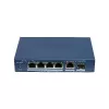 Hikvision DS-3E1506P-EI/M-4P1T1F(O-STD) neupravovaný switch so 4-port PoE+, 1 Gigabit RJ45 a 1 SFP uplink