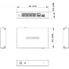 Hikvision DS-3E1506P-EI/M-4P1T1F(O-STD) neupravovaný switch so 4-port PoE+, 1 Gigabit RJ45 a 1 SFP uplink