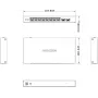 Hikvision DS-3E1510P-EI/M-8P2F 8-portový Gigabit PoE+ Smart Managed switch s 2 SFP portami