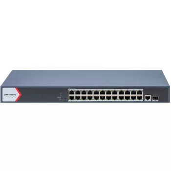 Hikvision DS-3E1526P-EIV2 26-port Gigabit PoE+ Managed switch s 2 SFP uplinkami (370W rozpočet)