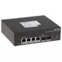 Hikvision DS-3T1506HP-EI-UPS LinkVu Smart Managed Industrial Solar PoE Switch, 6-portový, 4x PoE++ 90W, 110W Budget, integrovaná USV