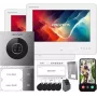 Hikvision DS-KIS705EY/2Monitors IP videovrátnik súprava s 2 vnútornými stanicami, 2 MP dverná stanica, 7-palcový dotykový displej, Wi-Fi, PoE