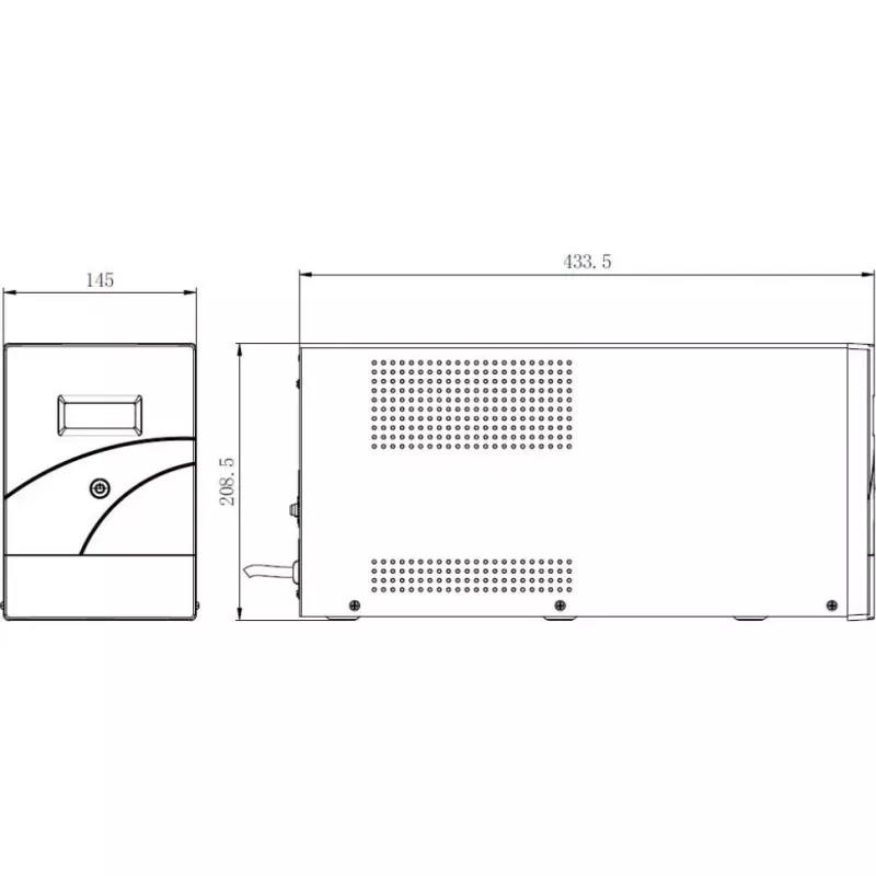 Hikvision DS-UPS3000-R(O-STD)/EU záložný zdroj UPS 3000 VA / 1800 W, AVR, LCD, 4x Schuko, USB