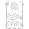 Hikvision DS-UPS3000-R(O-STD)/EU záložný zdroj UPS 3000 VA / 1800 W, AVR, LCD, 4x Schuko, USB