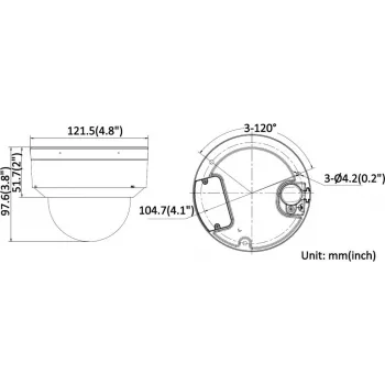 Hikvision iDS-2CD7D87G0-XS(2.8mm)(O-STD) DeepinViewX IP kamera, 2,8 mm