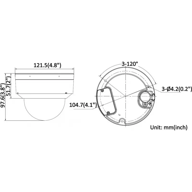 Hikvision iDS-2CD7D87G0-XS(2.8mm)(O-STD) DeepinViewX IP kamera, 2,8 mm