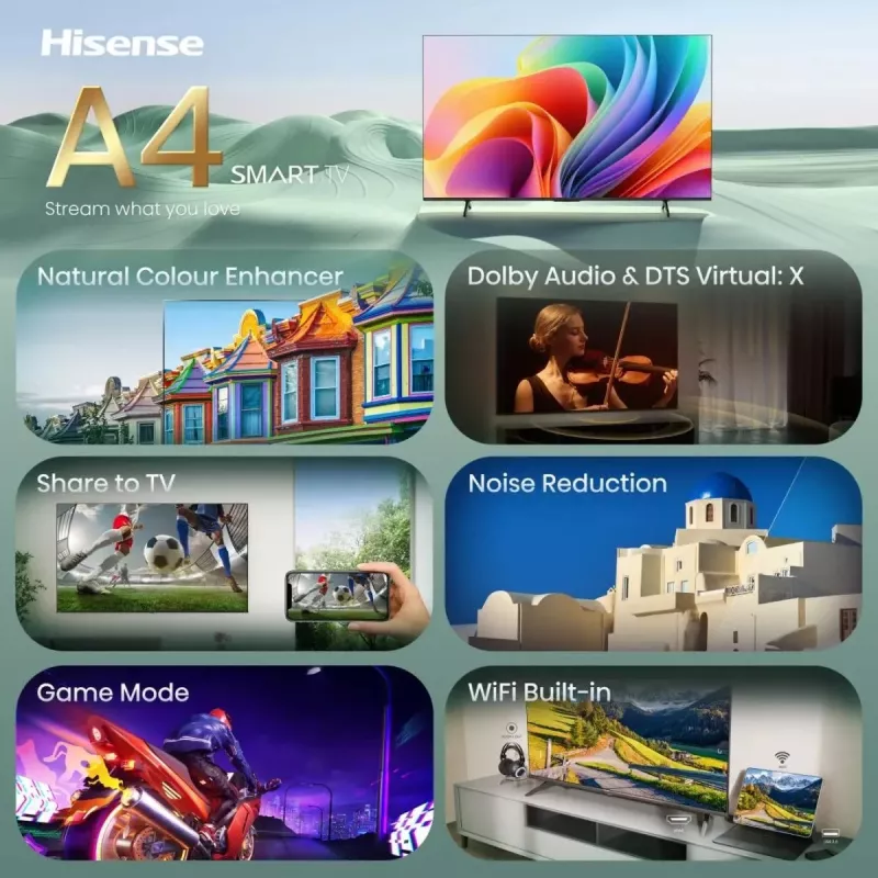 Hisense 32A4S 32 palcov (80 cm) Full HD Smart TV