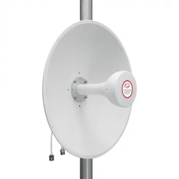 HISMART 5G/LTE/CBRS 2x2 MIMO smerová anténa (panel), 1,7-4,2 GHz, 17+19 dBi, N-konektor samica, IP67