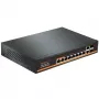 HISMART PoE switch 1000Mbps 8-portový + 2G Uplink + 2G SFP