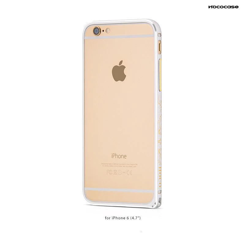 Hoco Apple iPhone 6 Good Fortune bumper puzdro strieborné