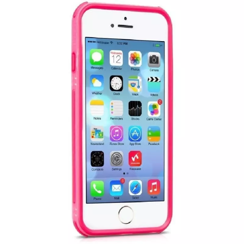 Hoco Apple iPhone 6 Moving Shock-proof Silicon Bumper ružová