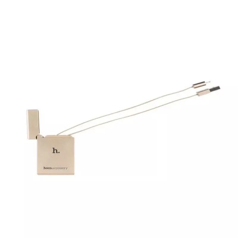 Hoco Apple Lighter UPL17 zlatý kábel USB-A na Lightning 1,2m