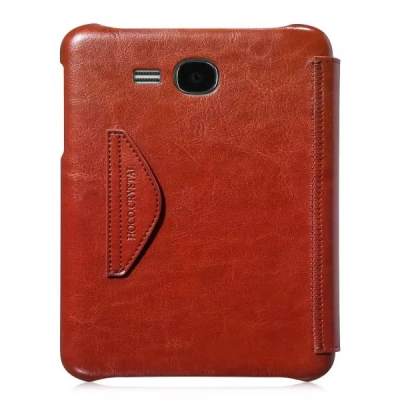 Hoco Crystal Folder Series ochranné puzdro pre Samsung Galaxy Tab 3 7.0 T210, hnedá